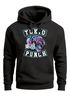 Hoodie Herren Tokio Punch Schriftzug Tigerkopf Print Tattoo Style Kapuzen-Pullover Männer Neverless®preview