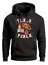 Hoodie Herren Tokio Punch Schriftzug Tigerkopf Print Tattoo Style Kapuzen-Pullover Männer Neverless®preview
