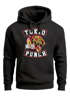 Hoodie Herren Tokio Punch Schriftzug Tigerkopf Print Tattoo Style Kapuzen-Pullover Männer Neverless®preview