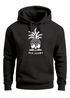 Hoodie Herren Totenkopf Ananas Schriftzug Bad Karma Kapuzen-Pullover Männer Fashion Streetstyle Neverless®preview