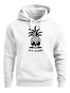 Hoodie Herren Totenkopf Ananas Schriftzug Bad Karma Kapuzen-Pullover Männer Fashion Streetstyle Neverless®preview