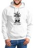 Hoodie Herren Totenkopf Ananas Schriftzug Bad Karma Kapuzen-Pullover Männer Fashion Streetstyle Neverless®preview