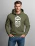 Hoodie Herren Totenkopf Nordisch Moin Hamburg Dialekt Skull Anker Fashion Streetstyle Neverless®preview