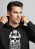 Hoodie Herren Totenkopf Nordisch Moin Hamburg Dialekt Skull Anker Fashion Streetstyle Neverless®preview