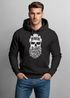 Hoodie Herren Totenkopf Nordisch Moin Hamburg Dialekt Skull Anker Fashion Streetstyle Neverless®preview