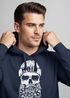 Hoodie Herren Totenkopf Nordisch Moin Hamburg Dialekt Skull Anker Fashion Streetstyle Neverless®preview