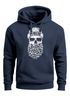 Hoodie Herren Totenkopf Nordisch Moin Hamburg Dialekt Skull Anker Fashion Streetstyle Neverless®preview
