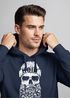 Hoodie Herren Totenkopf Nordisch Moin Hamburg Dialekt Skull Anker Fashion Streetstyle Neverless®preview