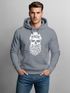 Hoodie Herren Totenkopf Nordisch Moin Hamburg Dialekt Skull Anker Fashion Streetstyle Neverless®preview