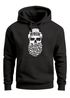 Hoodie Herren Totenkopf Nordisch Moin Hamburg Dialekt Skull Anker Fashion Streetstyle Neverless®preview