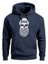 Hoodie Herren Totenkopf Nordisch Moin Hamburg Dialekt Skull Anker Fashion Streetstyle Neverless®preview