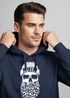 Hoodie Herren Totenkopf Nordisch Moin Hamburg Dialekt Skull Anker Fashion Streetstyle Neverless®preview