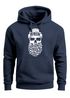 Hoodie Herren Totenkopf Nordisch Moin Hamburg Dialekt Skull Anker Fashion Streetstyle Neverless®preview