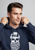 Hoodie Herren Totenkopf Nordisch Moin Hamburg Dialekt Skull Anker Fashion Streetstyle Neverless®preview