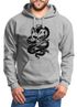 Hoodie Herren Totenkopf Schlange Skull Snake Neverless®preview