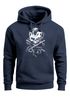 Hoodie Herren Totenkopf Schlange Skull Snake Neverless®preview