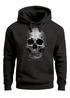 Hoodie Herren Totenkopf Skull Totenschädel Aufdruck Print Motiv Kapuzen-Pullover Männer Fashion Streetstyle Fashion Streetstyle Neverless®preview