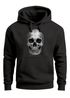 Hoodie Herren Totenkopf Skull Totenschädel Aufdruck Print Motiv Kapuzen-Pullover Männer Fashion Streetstyle Fashion Streetstyle Neverless®preview