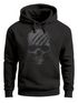 Hoodie Herren Totenkopf Skull Totenschädel Skelett Print Aufdruck Fashion Streetstyle Neverless®preview