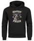 Hoodie Herren Tracht Hirsch auf der Pirsch Fun Spruch lustig Tiermotiv Sonnenbrille Outfit Volksfest Kapuzenpulli Moonworks®preview