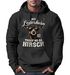 Hoodie Herren Tracht Hirsch Lederhose Pirsch Volksfest Outfit Spruch lustig Kapuzenpulli Moonworks®preview