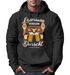 Hoodie Herren Tracht Lederhose vergessen Durst mitbracht Fun-Shirt Volksfest Outfit Männer Spruch lustig Moonworks®preview