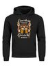 Hoodie Herren Tracht Lederhose vergessen Durst mitbracht Fun-Shirt Volksfest Outfit Männer Spruch lustig Moonworks®preview