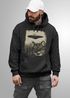 Hoodie Herren UFO Katze Alien Print Kapuzen-Pullover mit Aufdruck für Männer Fashion Streetstyle Neverless®preview