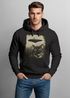 Hoodie Herren UFO Katze Alien Print Kapuzen-Pullover mit Aufdruck für Männer Fashion Streetstyle Neverless®preview