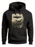 Hoodie Herren UFO Katze Alien Print Kapuzen-Pullover mit Aufdruck für Männer Fashion Streetstyle Neverless®preview
