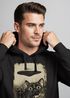 Hoodie Herren UFO Katze Alien Print Kapuzen-Pullover mit Aufdruck für Männer Fashion Streetstyle Neverless®preview