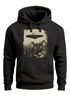 Hoodie Herren UFO Katze Alien Print Kapuzen-Pullover mit Aufdruck für Männer Fashion Streetstyle Neverless®preview