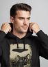 Hoodie Herren UFO Katze Alien Print Kapuzen-Pullover mit Aufdruck für Männer Fashion Streetstyle Neverless®preview