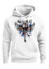 Hoodie Herren United Kingdomn Flagge Totenkopf Kapuzenpullover Moonworks®preview