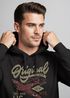 Hoodie Herren US Airforce Army Motiv Spitfire Flugzeug Vintage Motiv Retro Schriftzug Kapuzen-Pullover Männer Fashion Streetstyle Neverless®preview