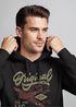 Hoodie Herren US Airforce Army Motiv Spitfire Flugzeug Vintage Motiv Retro Schriftzug Kapuzen-Pullover Männer Fashion Streetstyle Neverless®preview