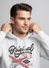Hoodie Herren US Airforce Army Motiv Spitfire Flugzeug Vintage Motiv Retro Schriftzug Kapuzen-Pullover Männer Fashion Streetstyle Neverless®preview