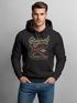 Hoodie Herren US Airforce Army Motiv Spitfire Flugzeug Vintage Motiv Retro Schriftzug Kapuzen-Pullover Männer Fashion Streetstyle Neverless®preview