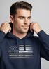 Hoodie Herren USA Flagge Print Retro Style Männer Fashion Streetstyle Neverless®preview