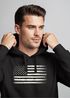Hoodie Herren USA Flagge Print Retro Style Männer Fashion Streetstyle Neverless®preview