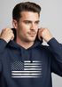 Hoodie Herren USA Flagge Print Retro Style Männer Fashion Streetstyle Neverless®preview