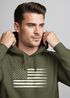 Hoodie Herren USA Flagge Print Retro Style Männer Fashion Streetstyle Neverless®preview
