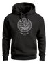 Hoodie Herren Valhalla Odin Emblem Print Kapuzen-Pullover Männer Vikings Wikinger Neverless®preview