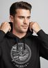 Hoodie Herren Valhalla Odin Emblem Print Kapuzen-Pullover Männer Vikings Wikinger Neverless®preview