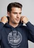 Hoodie Herren Valhalla Odin Emblem Print Kapuzen-Pullover Männer Vikings Wikinger Neverless®preview