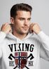 Hoodie Herren Viking Norway Norwegen Flagge Wikinger nordisch Kapuzen-Pullover Männer Fashion Streetstyle Neverless®preview