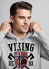 Hoodie Herren Viking Norway Norwegen Flagge Wikinger nordisch Kapuzen-Pullover Männer Fashion Streetstyle Neverless®preview