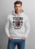 Hoodie Herren Viking Norway Norwegen Flagge Wikinger nordisch Kapuzen-Pullover Männer Fashion Streetstyle Neverless®preview