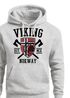 Hoodie Herren Viking Norway Norwegen Flagge Wikinger nordisch Kapuzen-Pullover Männer Fashion Streetstyle Neverless®preview