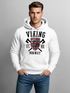 Hoodie Herren Viking Norway Norwegen Flagge Wikinger nordisch Kapuzen-Pullover Männer Fashion Streetstyle Neverless®preview